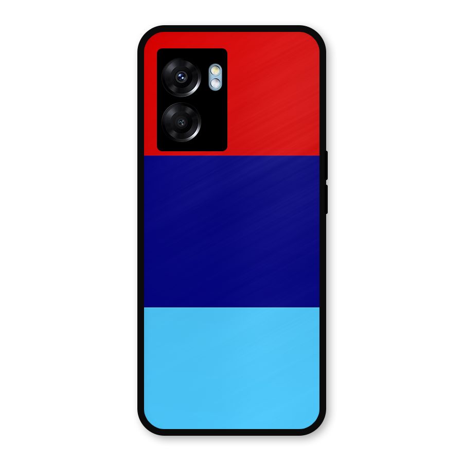 Armed Forces Stripes Metal Back Case for Realme Narzo 50 5G