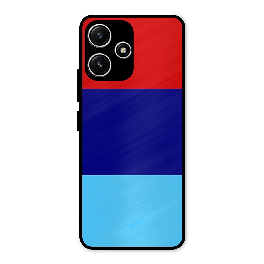 Armed Forces Stripes Metal Back Case for Redmi 12 5G