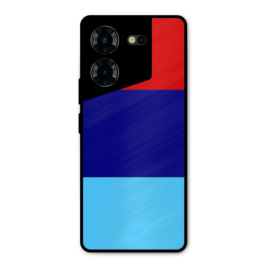 Armed Forces Stripes Metal Back Case for Tecno Pova 5 Pro 5G