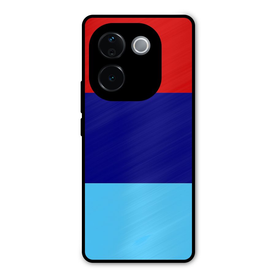 Armed Forces Stripes Metal Back Case for Vivo T3 Pro