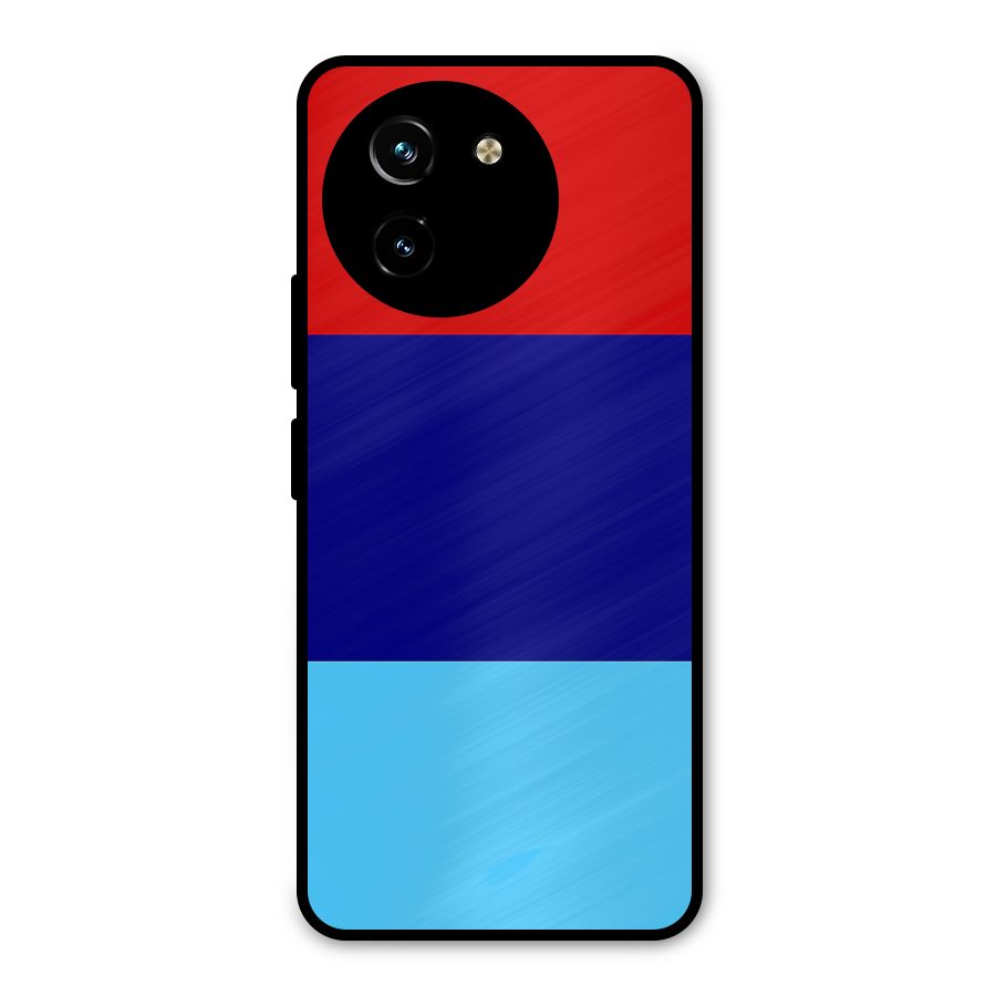 Armed Forces Stripes Metal Back Case for Vivo T3x