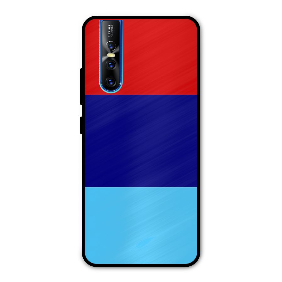 Armed Forces Stripes Metal Back Case for Vivo V15 Pro