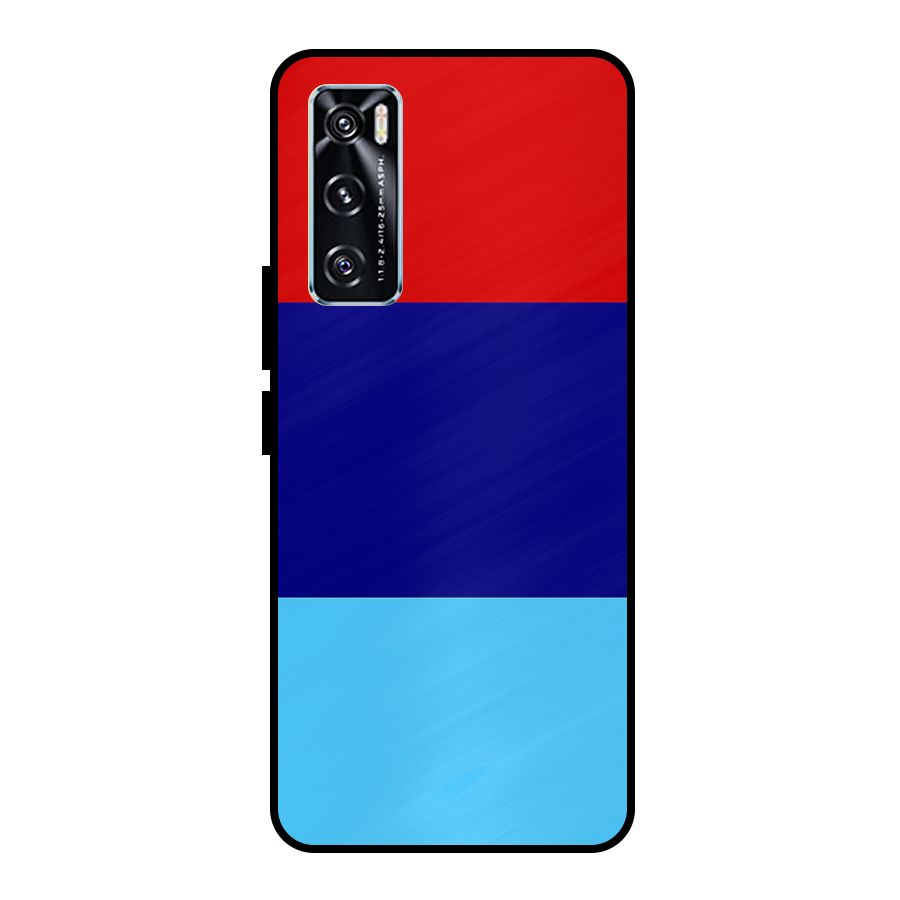 Armed Forces Stripes Metal Back Case for Vivo V20 SE