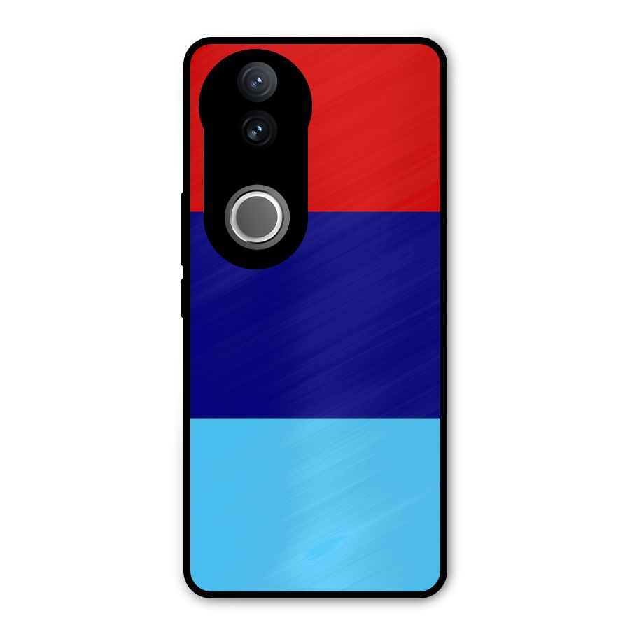 Armed Forces Stripes Metal Back Case for Vivo V50e
