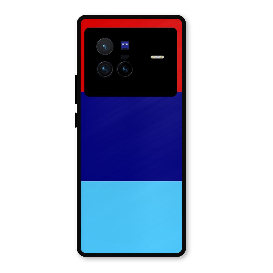 Armed Forces Stripes Metal Back Case for Vivo X80