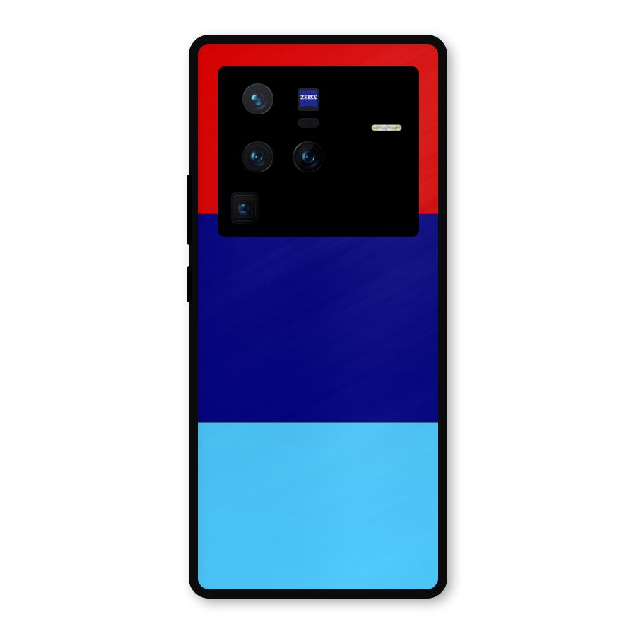 Armed Forces Stripes Metal Back Case for Vivo X80 Pro