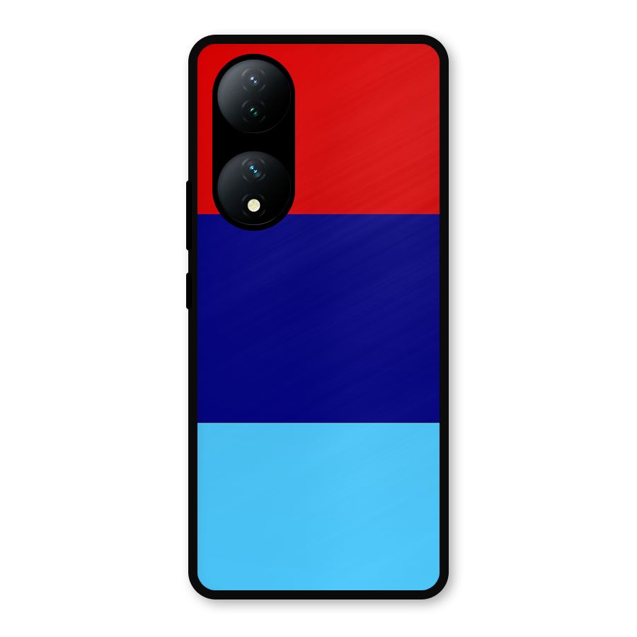 Armed Forces Stripes Metal Back Case for Vivo Y100a