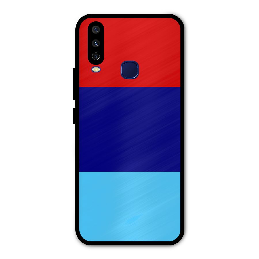 Armed Forces Stripes Metal Back Case for Vivo Y15
