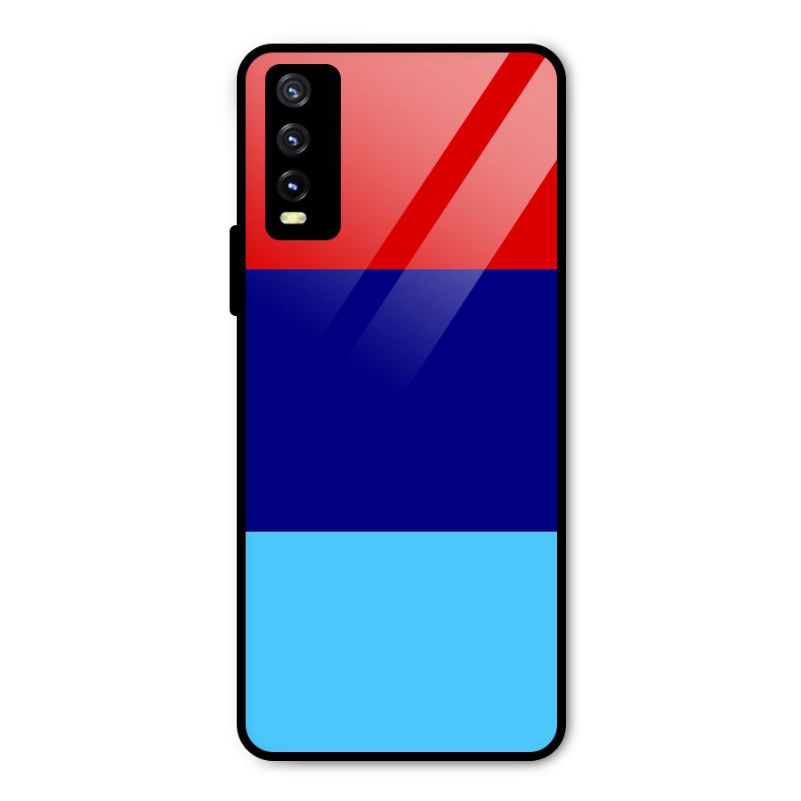 Armed Forces Stripes Metal Back Case for Vivo Y20