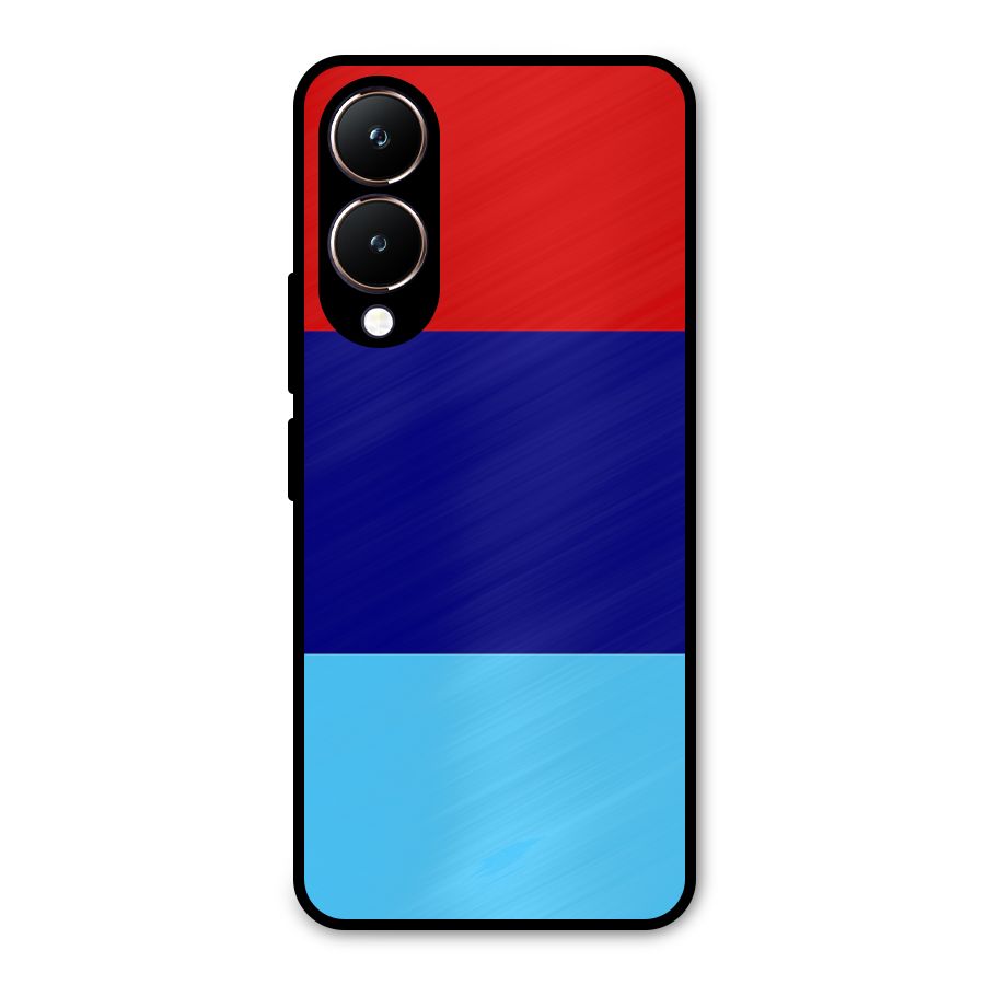 Armed Forces Stripes Metal Back Case for Vivo Y28