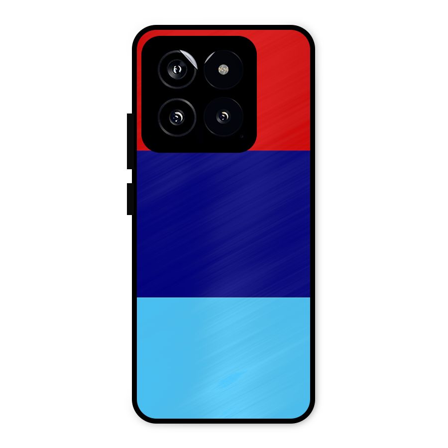 Armed Forces Stripes Metal Back Case for Xiaomi 14