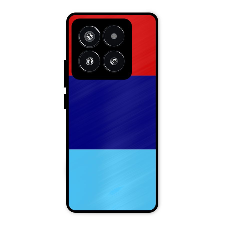 Armed Forces Stripes Metal Back Case for Xiaomi 14 Pro