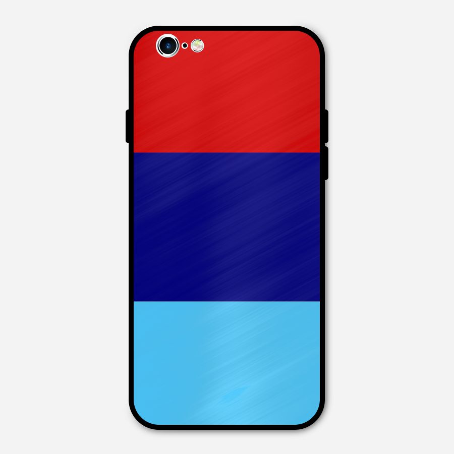 Armed Forces Stripes Metal Back Case for iPhone 6 6s