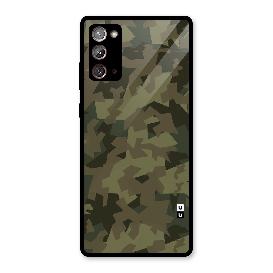 Army Abstract Glass Back Case for Galaxy Note 20