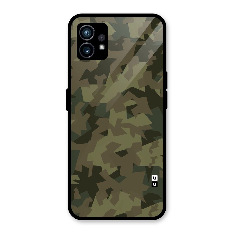 Army Abstract Glass Back Case for Nothing Phone 1
