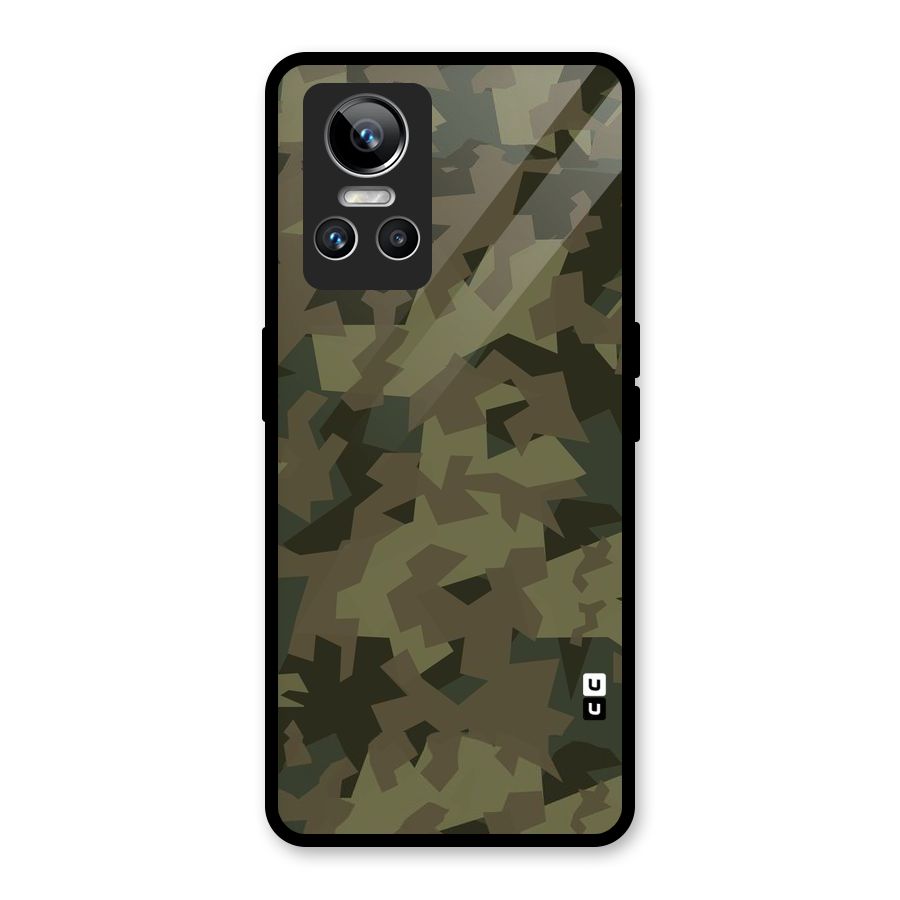 Army Abstract Glass Back Case for Realme GT Neo 3