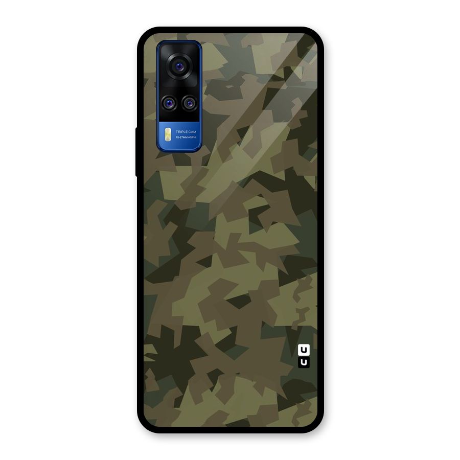 Army Abstract Glass Back Case for Vivo Y31