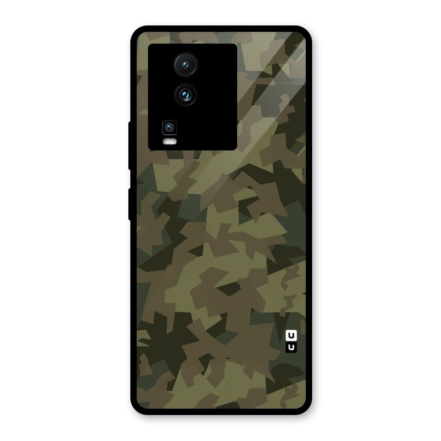 Army Abstract Glass Back Case for Vivo iQOO Neo 7