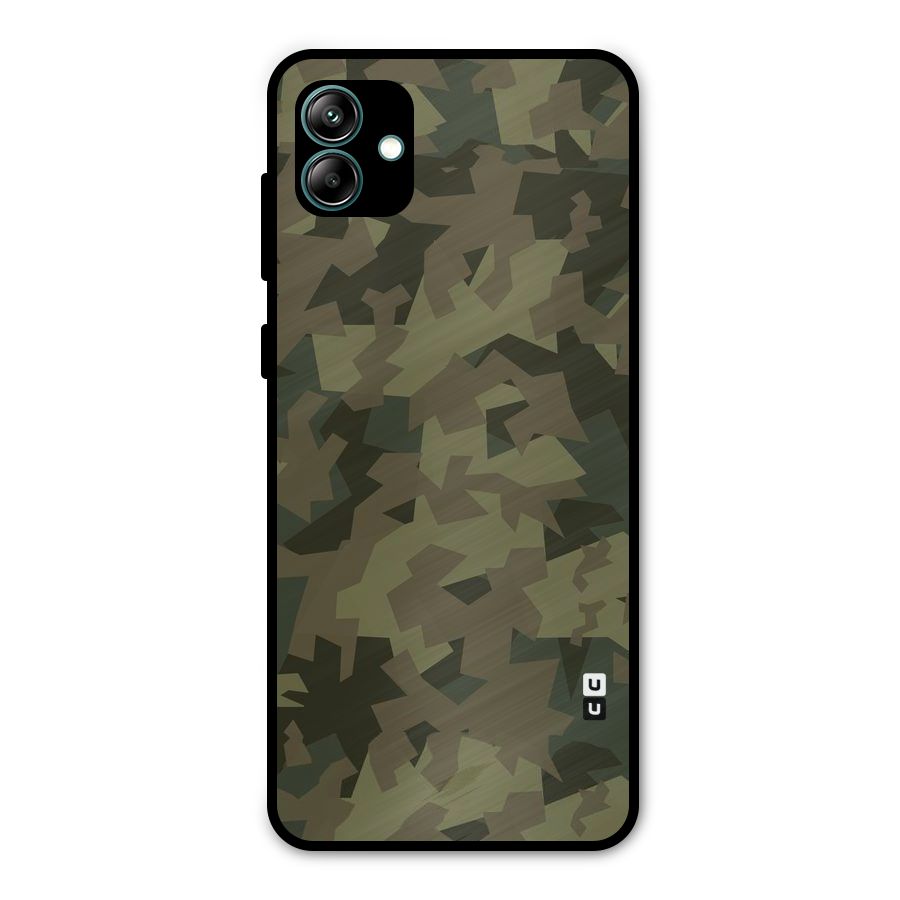 Army Abstract Metal Back Case for Galaxy A04