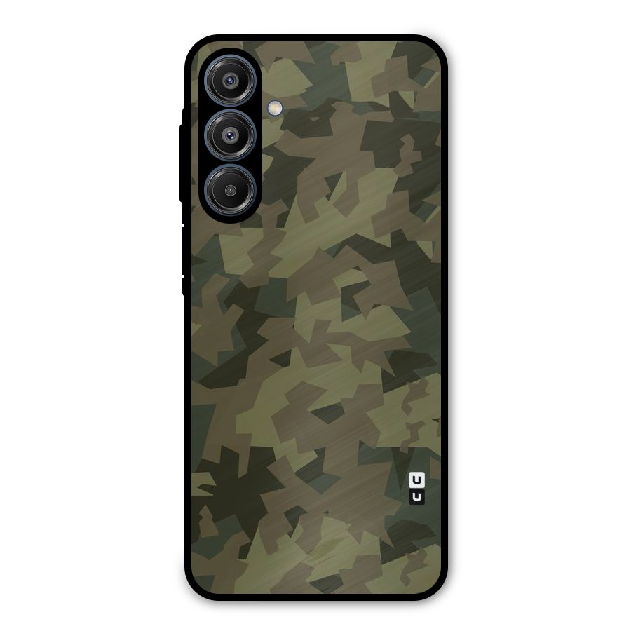 Army Abstract Metal Back Case for Galaxy A16 5G