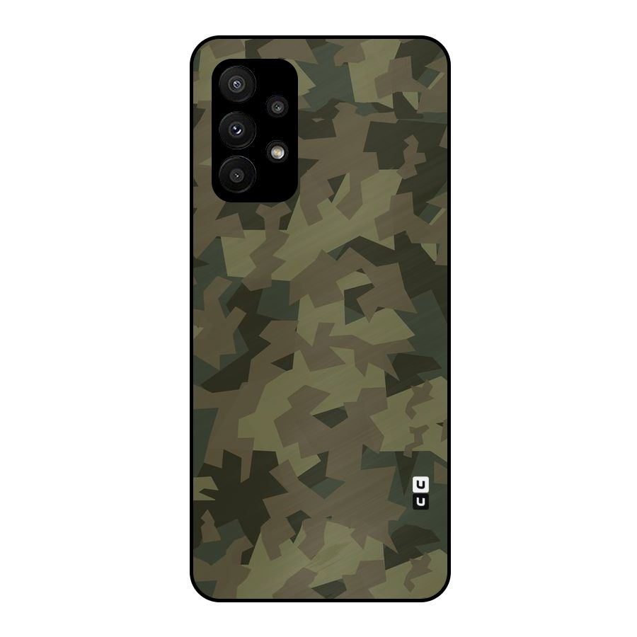 Army Abstract Metal Back Case for Galaxy A23
