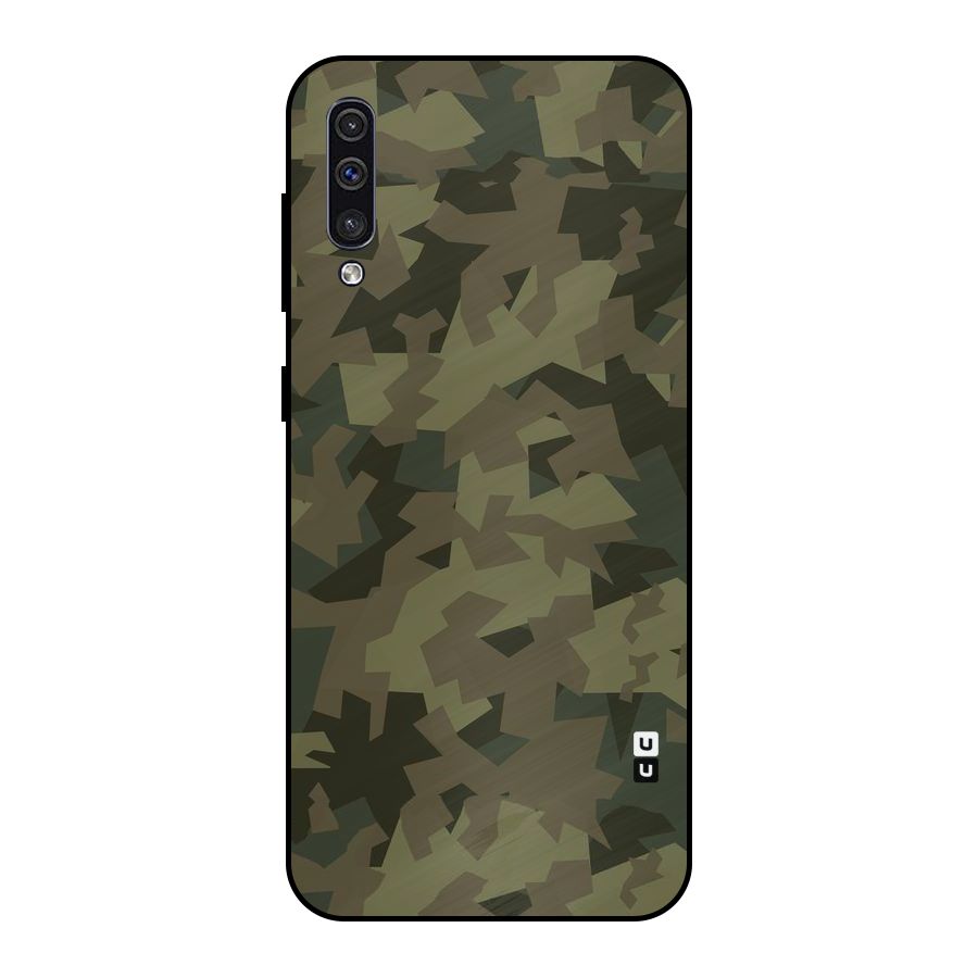 Army Abstract Metal Back Case for Galaxy A30s