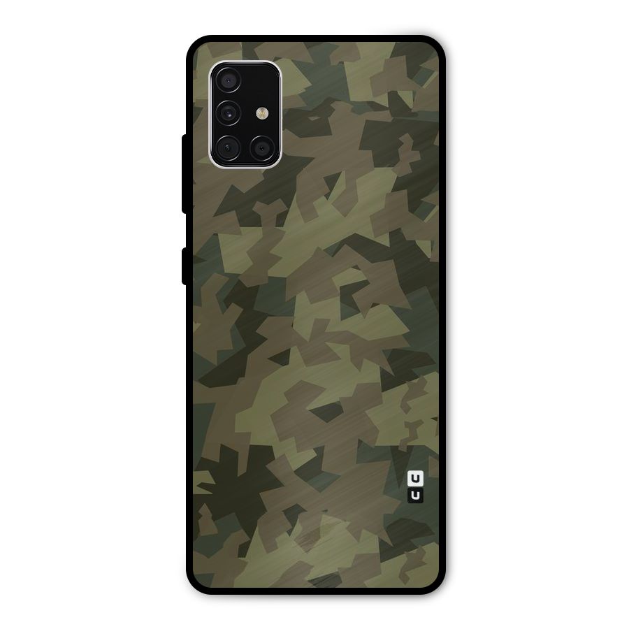 Army Abstract Metal Back Case for Galaxy A51