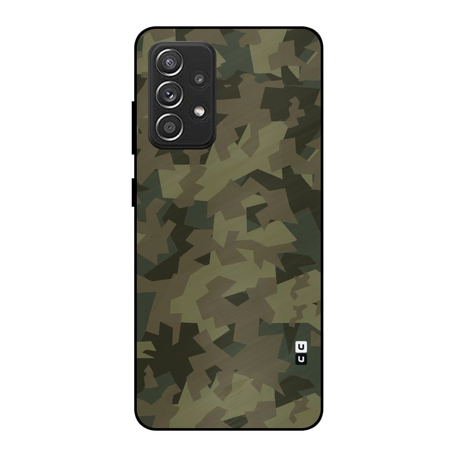 Army Abstract Metal Back Case for Galaxy A52s 5G