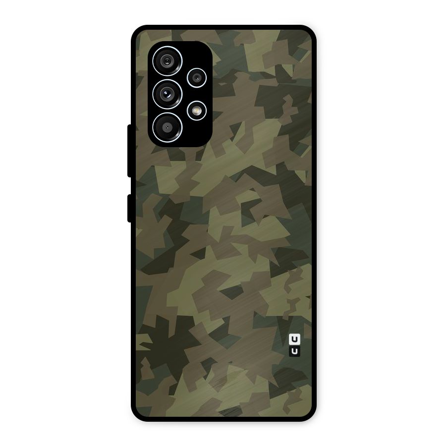 Army Abstract Metal Back Case for Galaxy A53 5G
