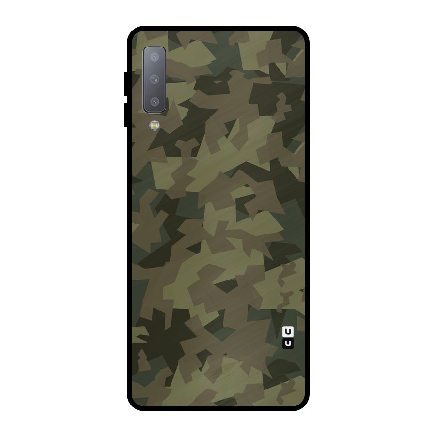 Army Abstract Metal Back Case for Galaxy A7 (2018)