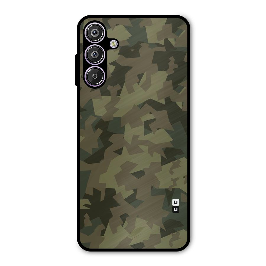 Army Abstract Metal Back Case for Galaxy F15