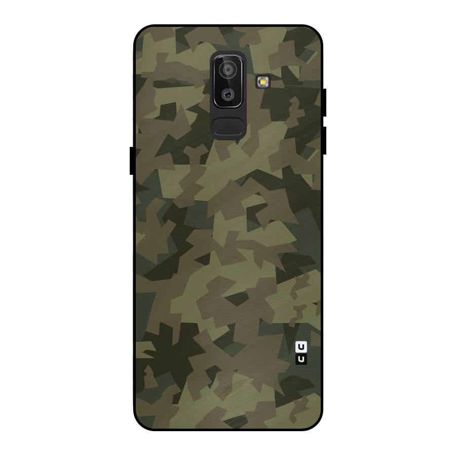Army Abstract Metal Back Case for Galaxy J8
