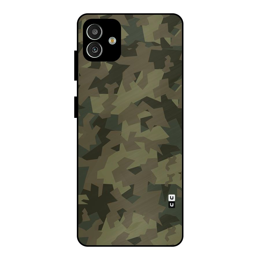 Army Abstract Metal Back Case for Galaxy M13 5G