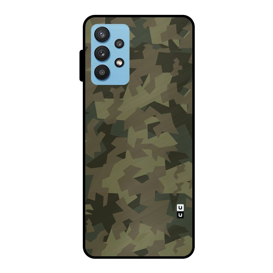 Army Abstract Metal Back Case for Galaxy M32 5G