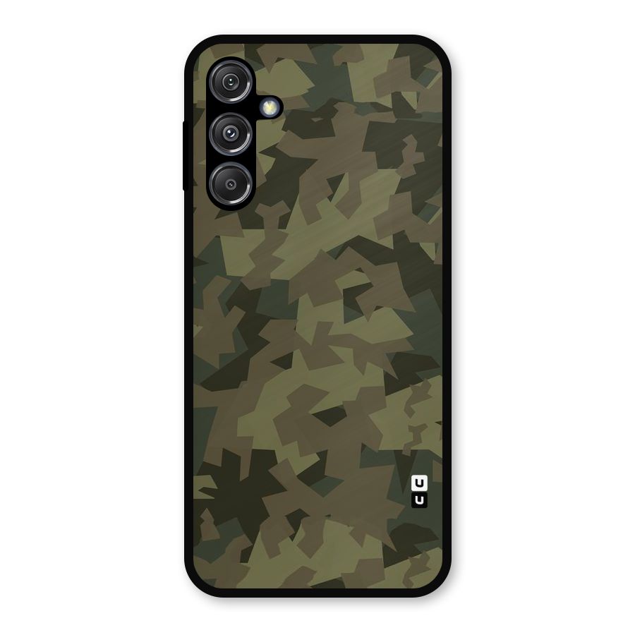 Army Abstract Metal Back Case for Galaxy M34 5G