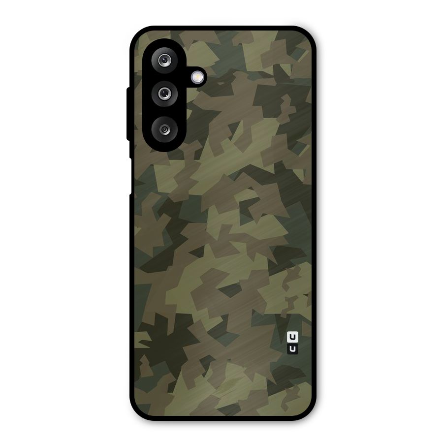Army Abstract Metal Back Case for Galaxy M36
