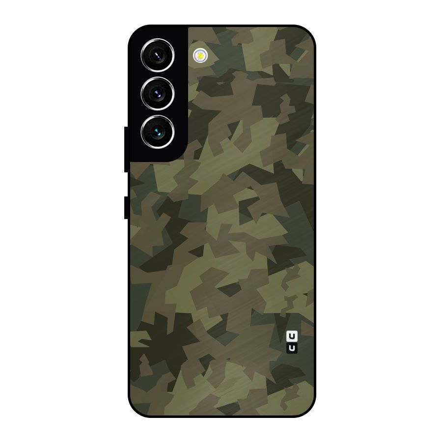 Army Abstract Metal Back Case for Galaxy S22 5G