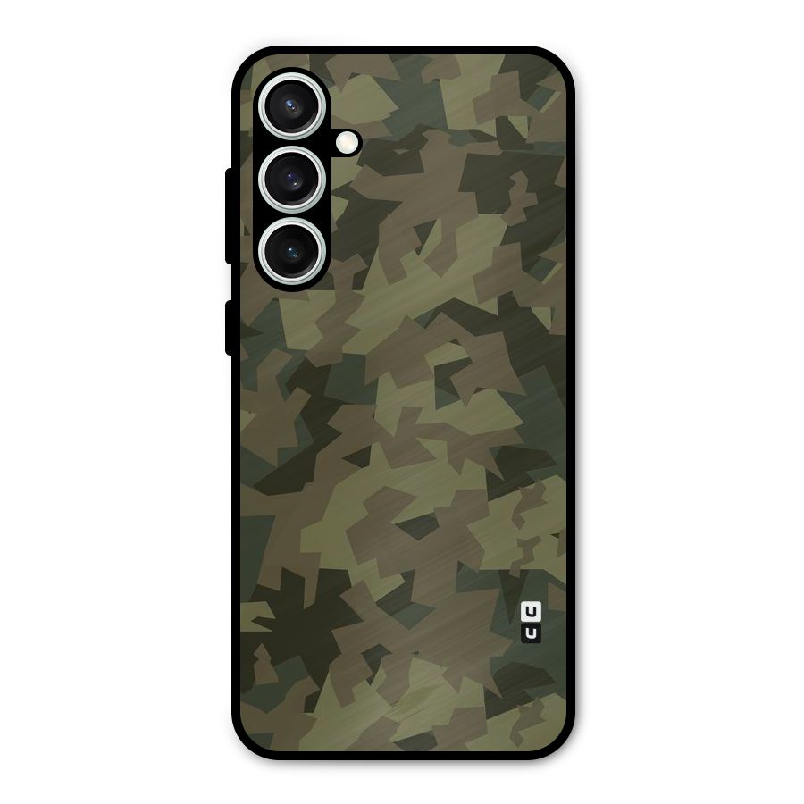 Army Abstract Metal Back Case for Galaxy S23 FE