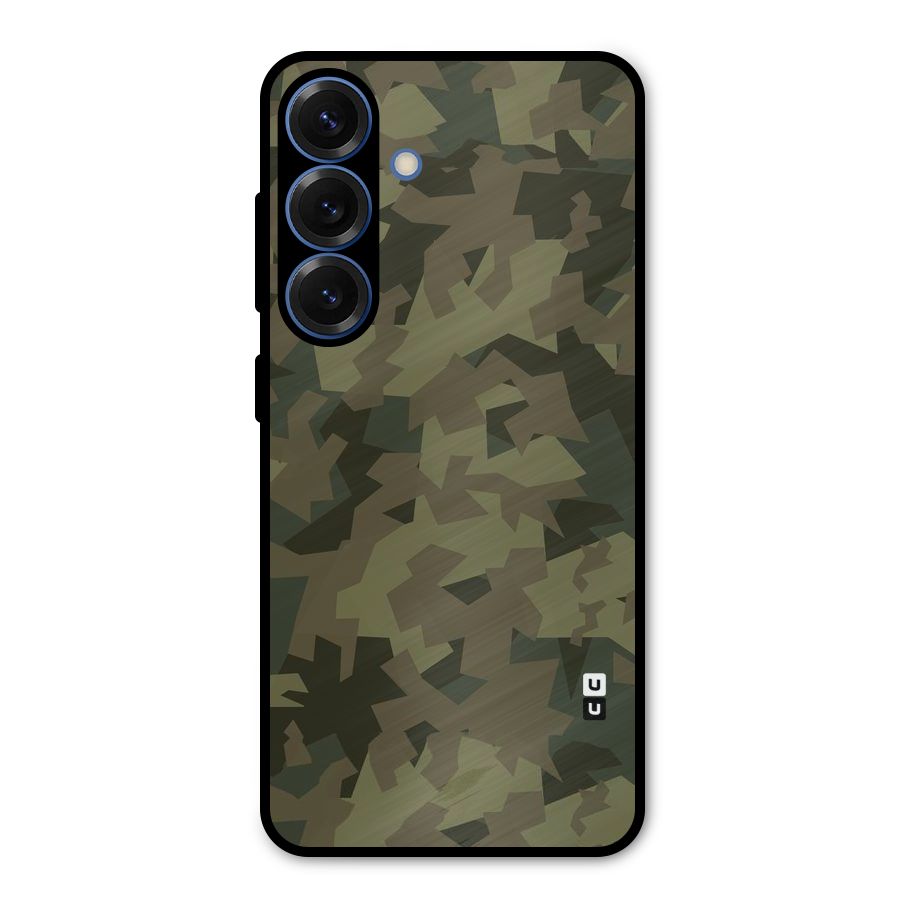 Army Abstract Metal Back Case for Galaxy S25