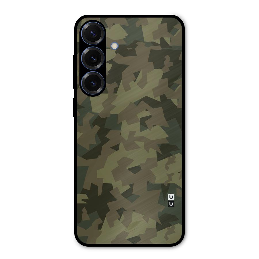 Army Abstract Metal Back Case for Galaxy S25 Plus
