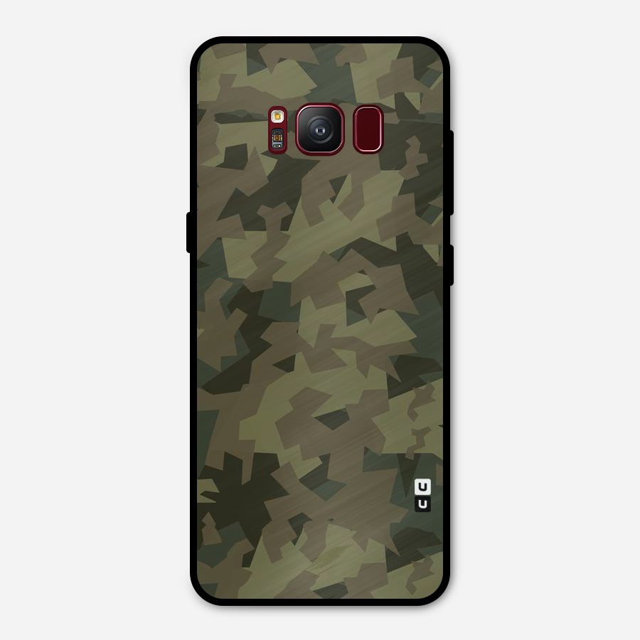 Army Abstract Metal Back Case for Galaxy S8