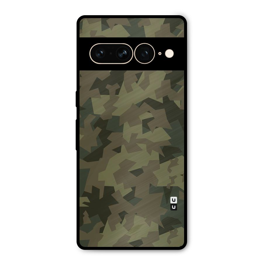 Army Abstract Metal Back Case for Google Pixel 7 Pro