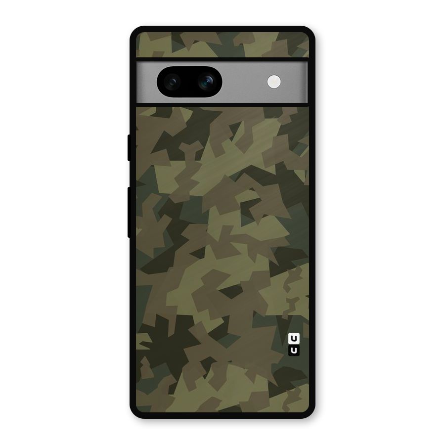 Army Abstract Metal Back Case for Google Pixel 7a