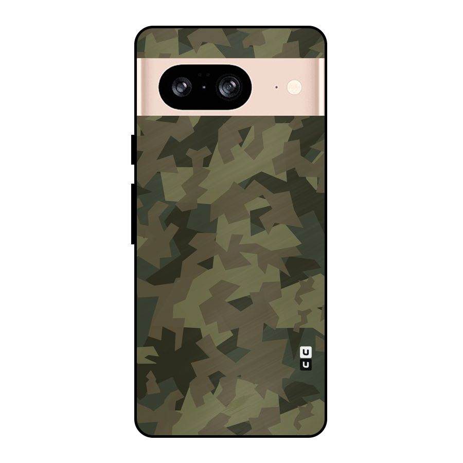 Army Abstract Metal Back Case for Google Pixel 8