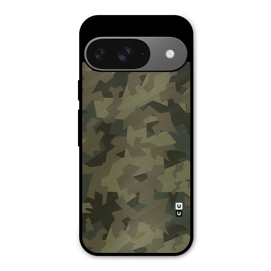 Army Abstract Metal Back Case for Google Pixel 9