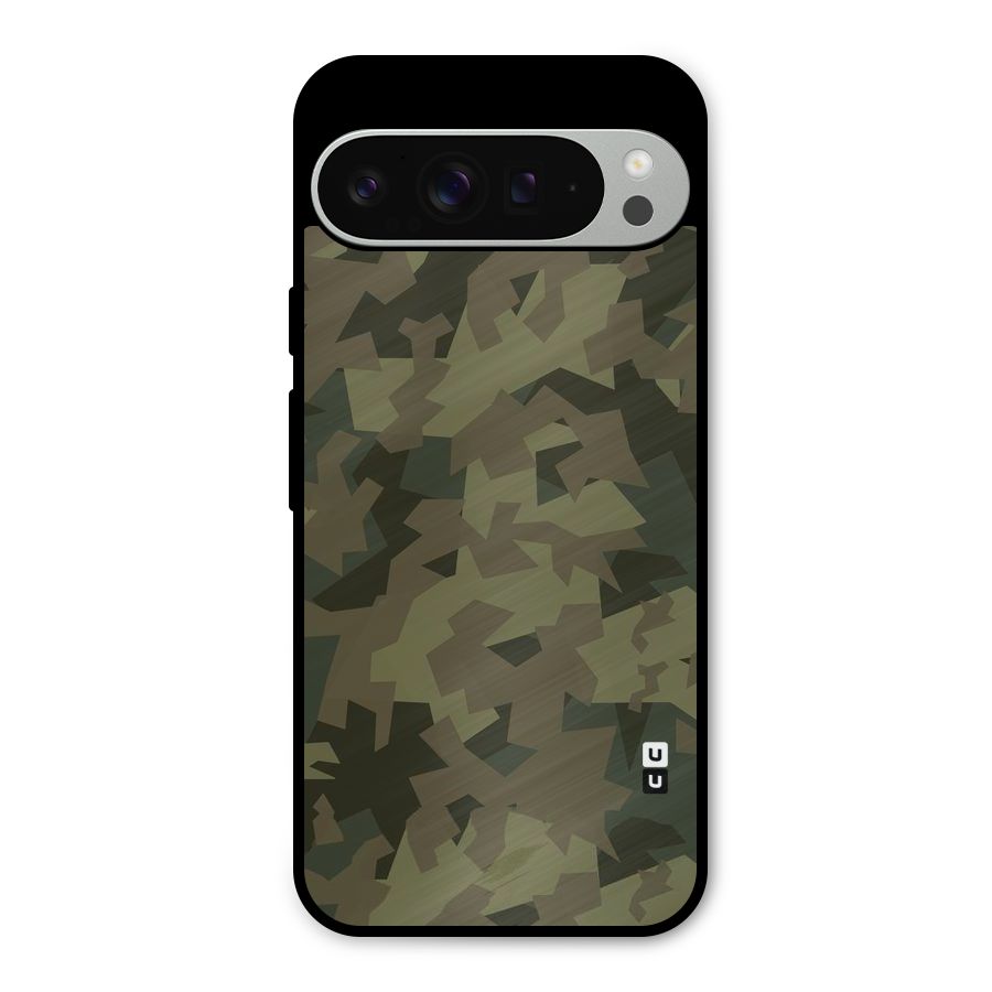 Army Abstract Metal Back Case for Google Pixel 9 Pro XL