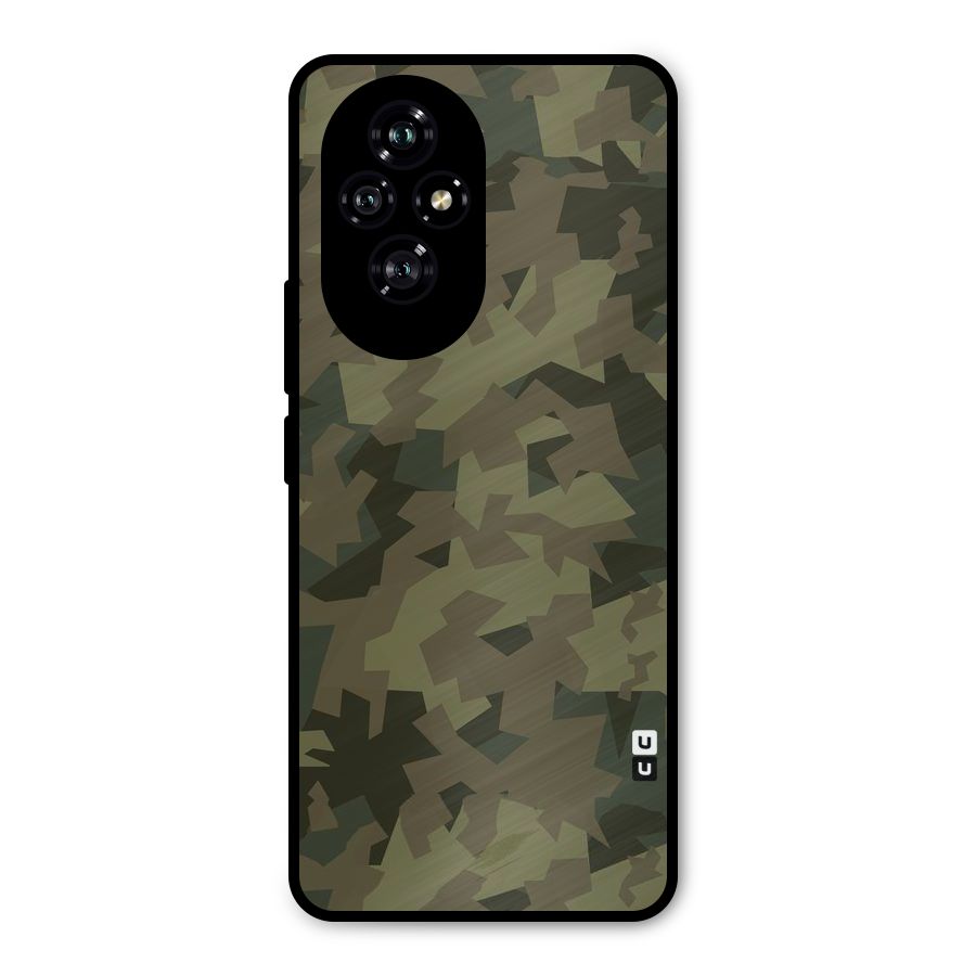 Army Abstract Metal Back Case for Honor 200