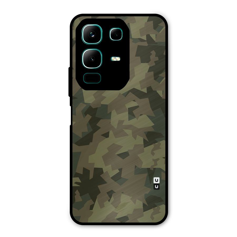 Army Abstract Metal Back Case for Infinix Note 50x