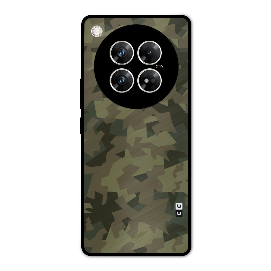 Army Abstract Metal Back Case for Infinix Zero 40 5G