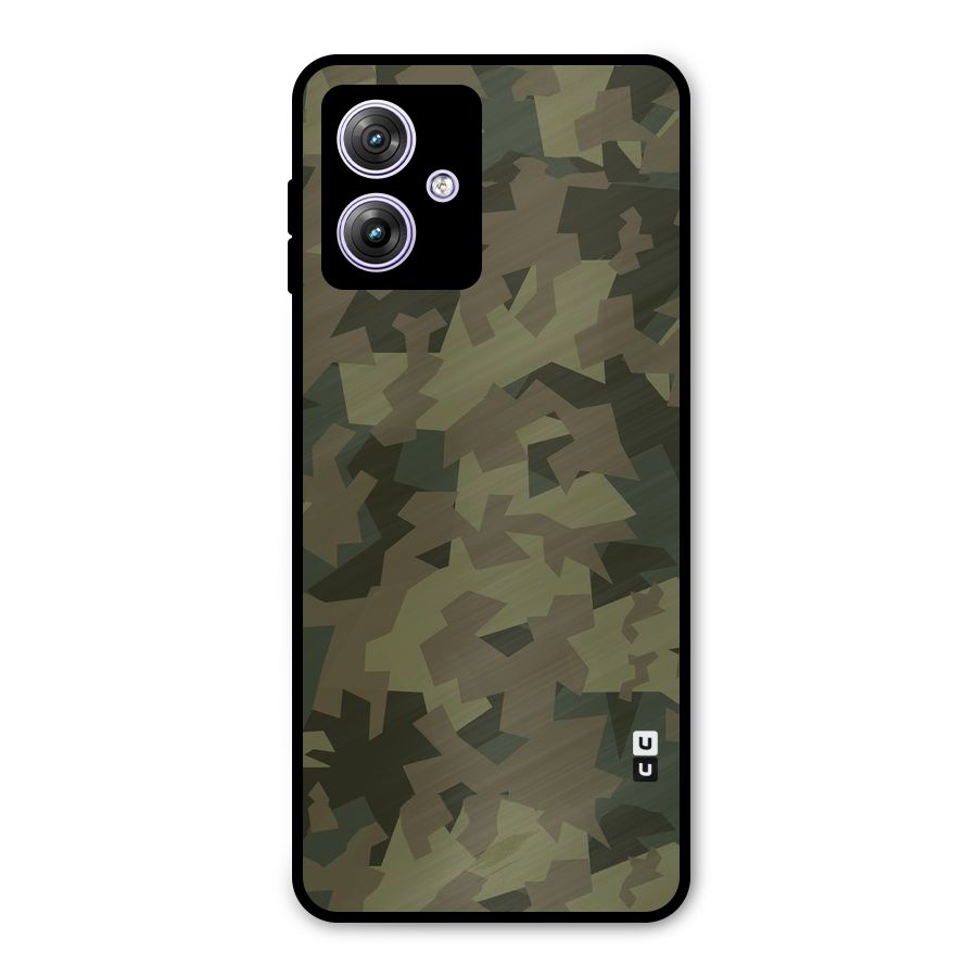 Army Abstract Metal Back Case for Moto G64